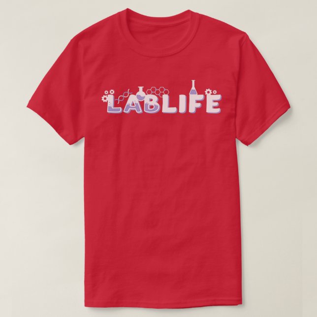Camiseta Lab Life Science Chemistry Professor Laboratory (Frente do Design)
