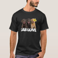 LAB LOVE labrador recuperador de chocolate amarelo