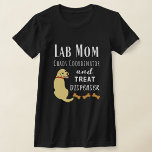 Camiseta Lab Mãe Coordenador do Caos Yellow Labrador