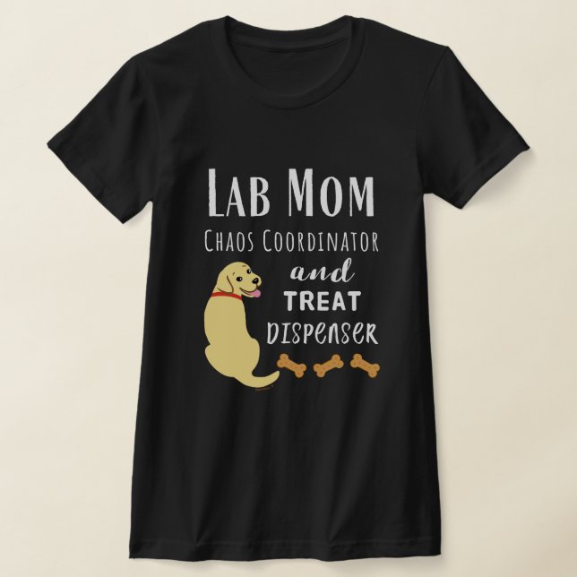 Camiseta Lab Mãe Coordenador do Caos Yellow Labrador (Postura )