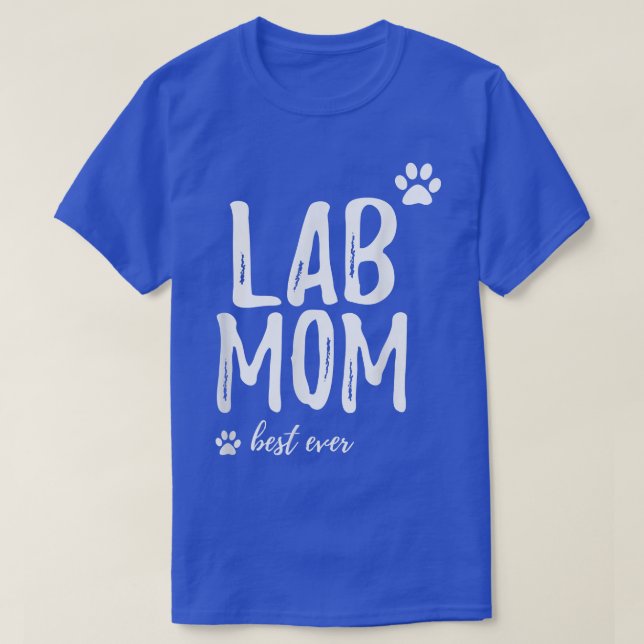 Camiseta Lab Mom  Funny Gift for Labrador Dog Mom Dog Gifts (Frente do Design)