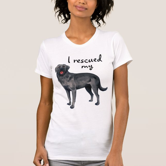 Camiseta Lab Preto de Emergência (Frente)