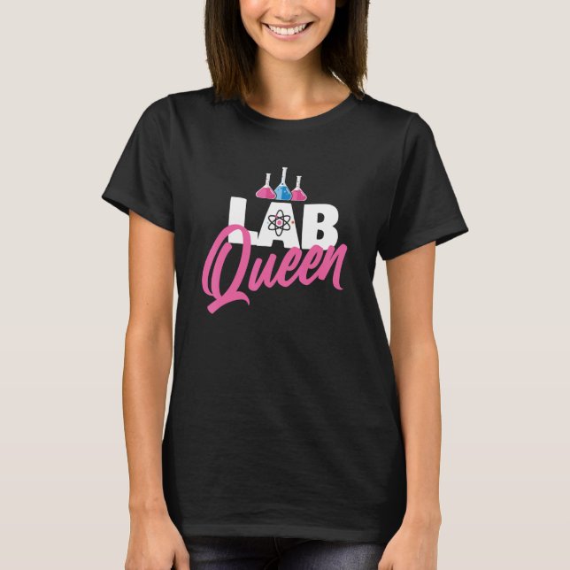 Camiseta Lab Queen Laboratory Technicic Medical S (Frente)