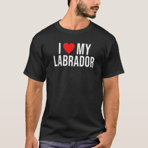 Camiseta Lab Retriever I Love My Labrador