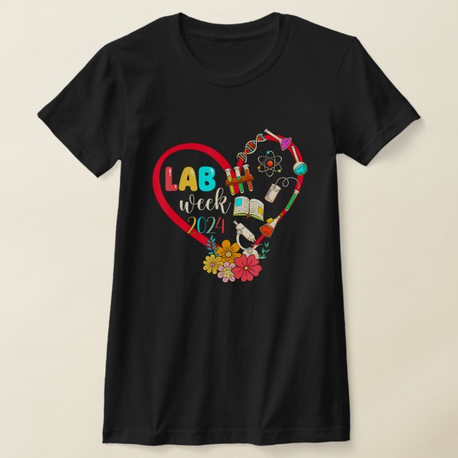 Camiseta Lab Semana 2024 Tecnologia de Laboratório Médico R (Postura )