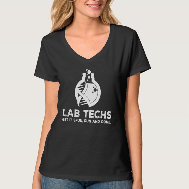 Camiseta Lab Techs Consegue Que Ele Seja Executado Fora De  (Frente)