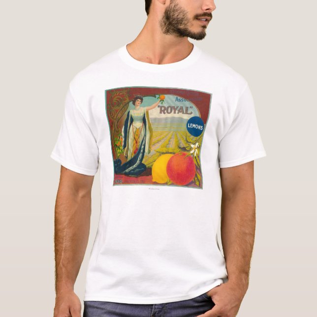Camiseta LabelCorona alaranjado real, CA (Frente)