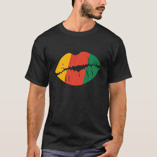 Camiseta Lábios Africanos Sinalizam Homens do Orgulho da Hi