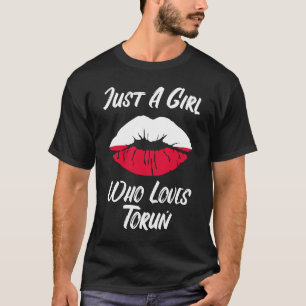 Camiseta Lábios Amor Bandeira Polonesa Thorn