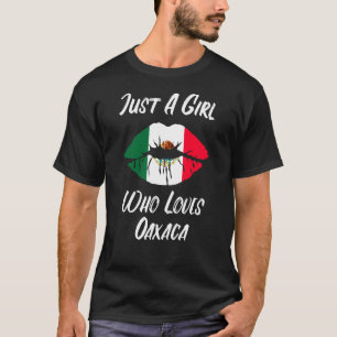 Camiseta Lábios Amor Boca Bandeira Mexicana Oaxaca