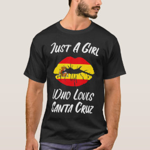 Camiseta Lábios Amor Papais noeis de bandeira espanhola Cru