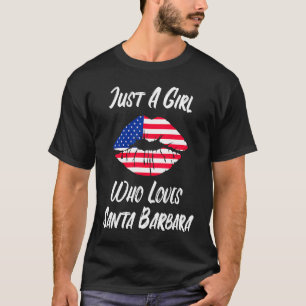 Camiseta Lábios Amor Papais noeis de bandeira norte-america