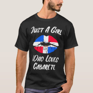 Camiseta Lábios Amor República Dominicana Bandeira Cabarete