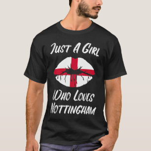 Camiseta Lábios Amor Santo George's Cross Flag Nottingh