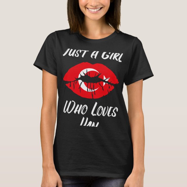 Camiseta Lábios Amor Turco Flag Van (Frente)