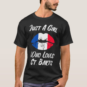 Camiseta Lábios Boca Ama Barras Ruas Francesas