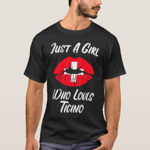 Camiseta Lábios Boca Amor Bandeira da Suíça Tessin