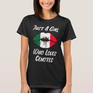 Camiseta Lábios Boca Amor Bandeira Mexicana Cenotes