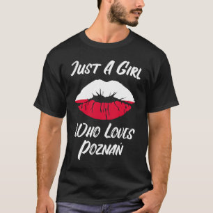Camiseta Lábios Boca Amor Bandeira Polonesa Posse