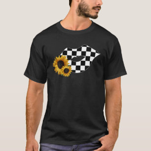 Camiseta Lábios checados beijam xadrez de girassol amarelo
