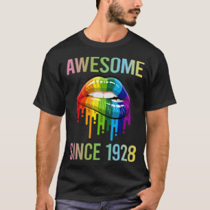 Camiseta Lábios Coloridos - Incrível Desde 1928
