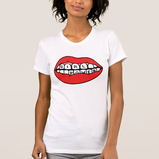 Camiseta Lábios de energia (Frente)