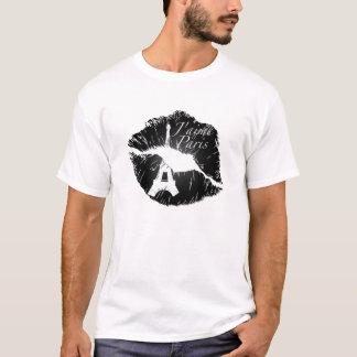 Camiseta Lábios de J'aime Paris
