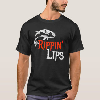 Camiseta Lábios De Pesca Pescador Angler Bass Walleye