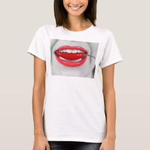 Camiseta Lábios de pimenta