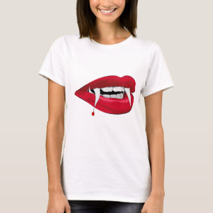 Camiseta Lábios do vampiro