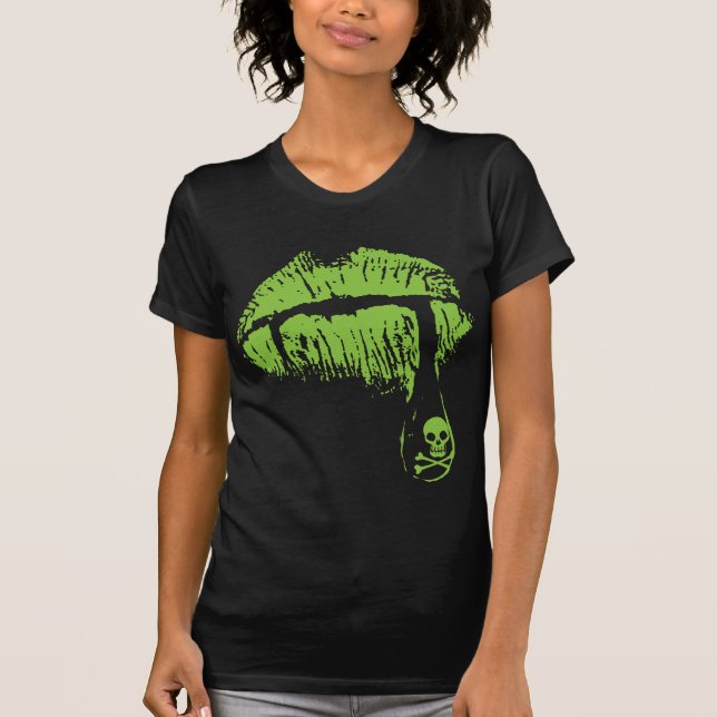 Camiseta Lábios do veneno (Frente)