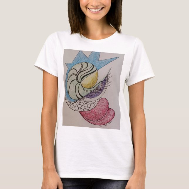 Camiseta Lábios doces, t-shirt (Frente)