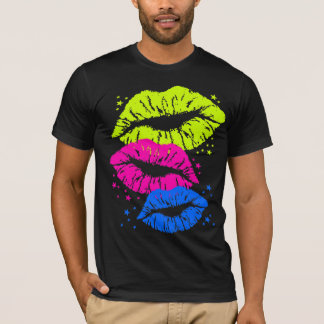 Camiseta Lábios e estrelas do Corey Tiger 80s