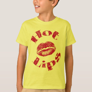 Camiseta Lábios, Lábios vermelhos