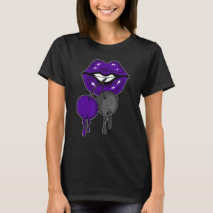 Camiseta Lábios Lusciosos Fazendo Correspondência Iris 3s E