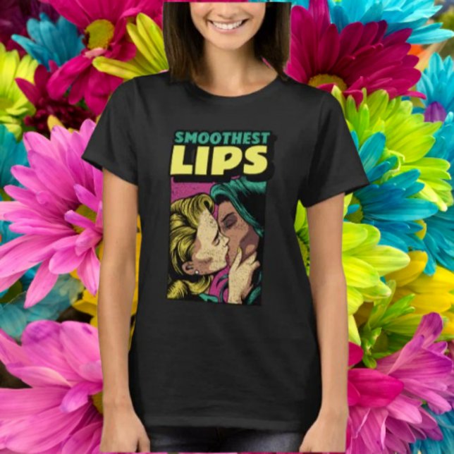 Camiseta Lábios Mais Macios (Criador carregado)