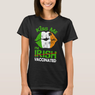 Camiseta Lábios Me Beijam I M Irish Vaccinou Ireland Rua Pa