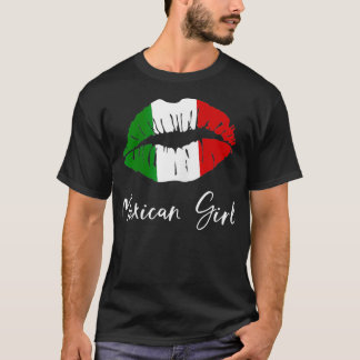 Camiseta Lábios mexicanos do Orgulho Latina