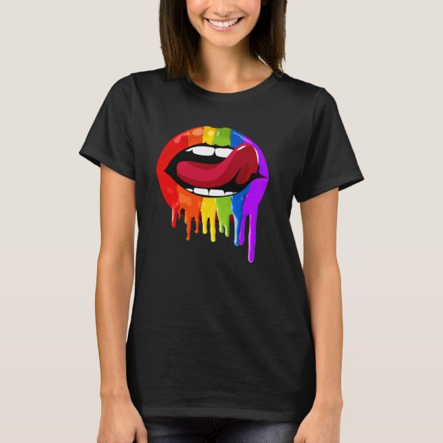 Camiseta Lábios Orgulho (Frente)