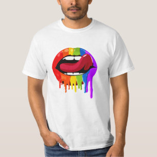 CAMISETA LÁBIOS RAINBOW