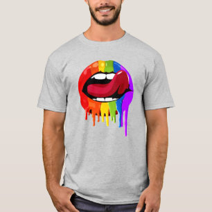 CAMISETA LÁBIOS RAINBOW