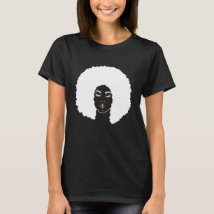 Camiseta Lábios Rainhas Afro Melanin