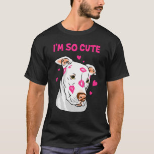 Camiseta Lábios Rosa Beijam Beijo Belo Pitbull Americano