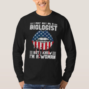 Camiseta Lábios Sinalizadores Posso não ser biólogo, mas se