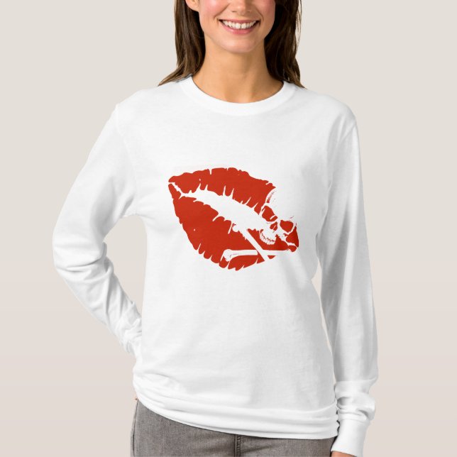 Camiseta lábios venenosos (Frente)