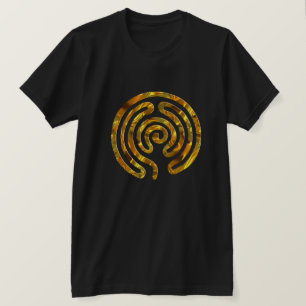 Camiseta Labirinto DOURADO