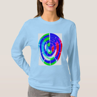 Camiseta Labirinto oval da temporada de inverno de Natal