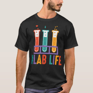 Camiseta Lablife Test Tubes Laboratório Médico Science Tech