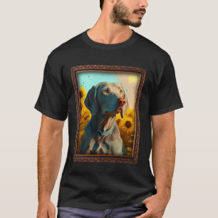 Camiseta Labmaranã Pintura Flor de Girassol Mãe Mulheres Fl