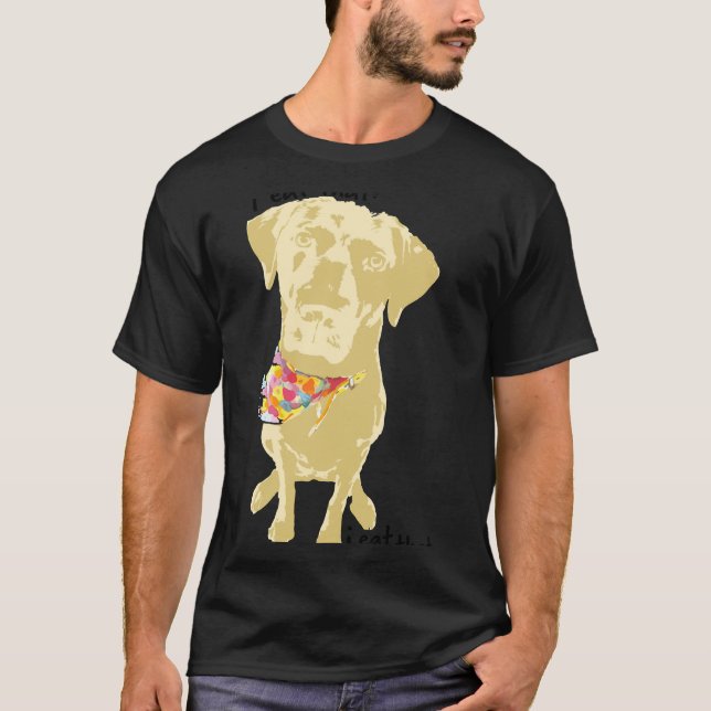 Camiseta Laboratório Amarelo Que Comi (Frente)